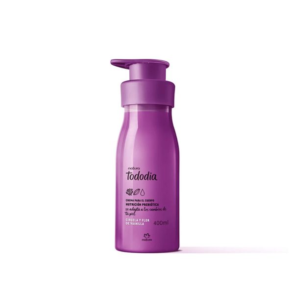 Hidratante 400ml Tododia Ciruela y flor de vainilla.