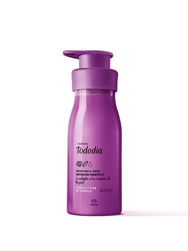 Hidratante 400ml Tododia Ciruela y flor de vainilla.