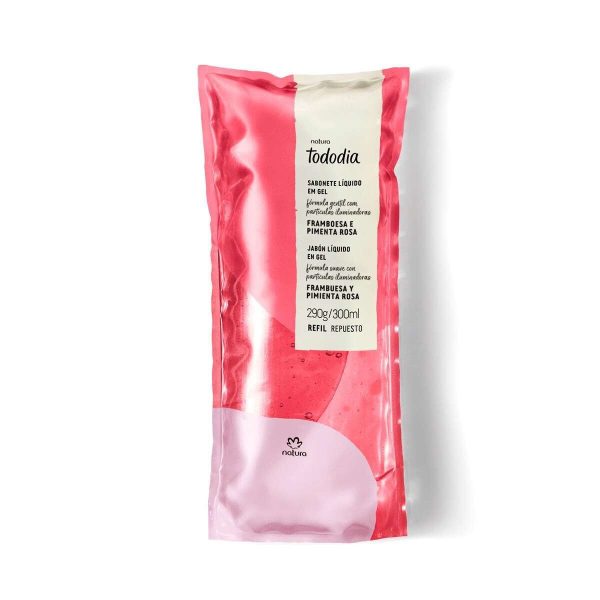 Repuesto Jabón Líquido Tododia Frambuesa y pimienta rosa