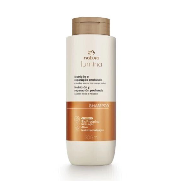 Shampoo Lumina Nutrición y Reparación profunda 300ml