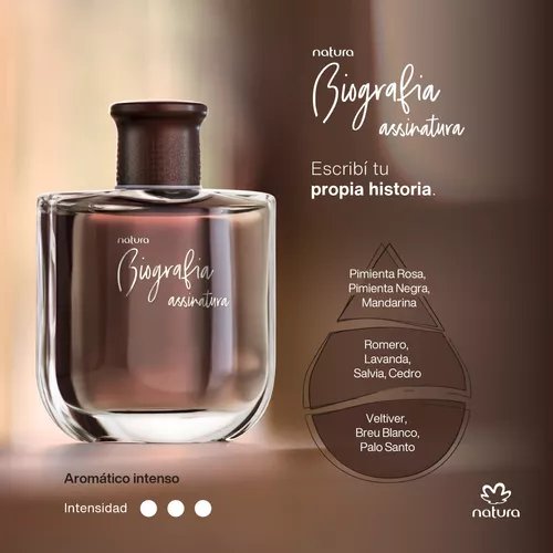 Biografía assinatura Masculino  Eau de toilette 100ml