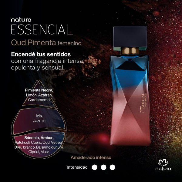 Essencial oud Pimienta femenino 50ml eau de Parfum