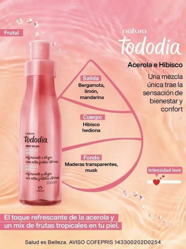 Splash Tododia Acerola e Hibisco