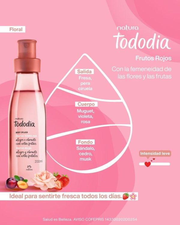 splash Tododia Frutos rojos 200ml