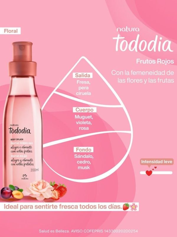 splash Tododia Frutos rojos 200ml