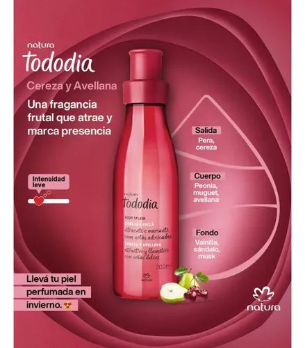 Splash Tododia Cereza y Avellana 200ml
