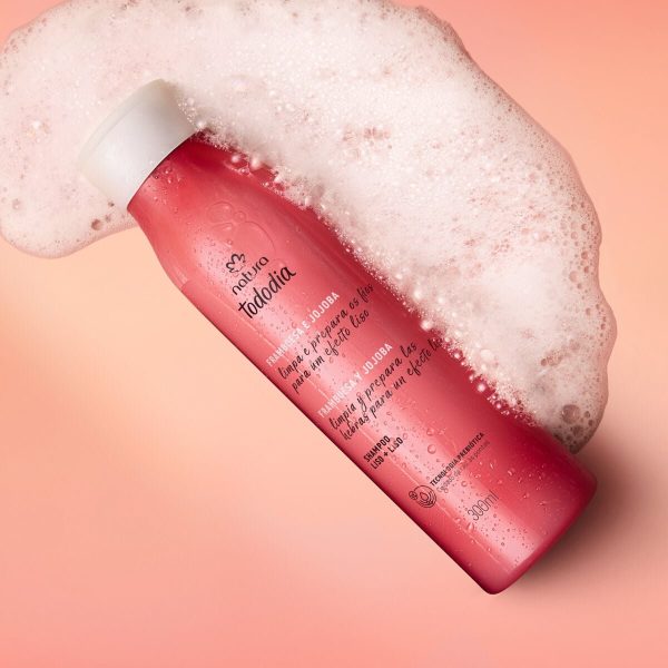 Shampoo Tododia Frambuesa y Jojoba para cabello liso 300ml