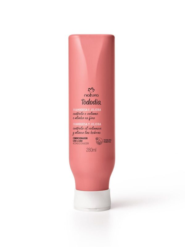 Acondicionador Tododia Frambuesa y Jojoba para cabello liso 280ml
